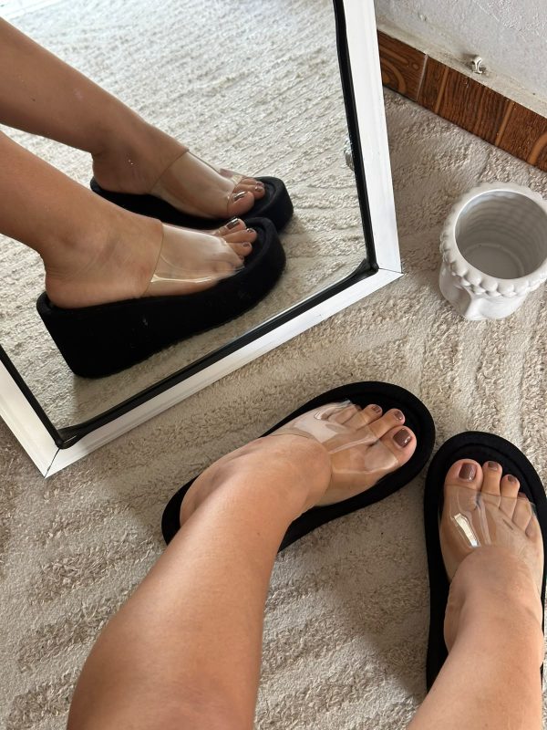 PLATAFORMA NICOLLE NEGRA 8CM - Imagen 3